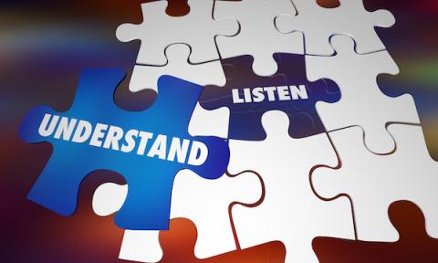 Listening and understanding puzzle pieces