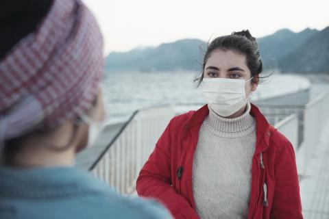 Tips for communicating with face masks and social distancing